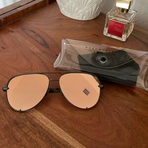 Quay oversized aviator sunglasses